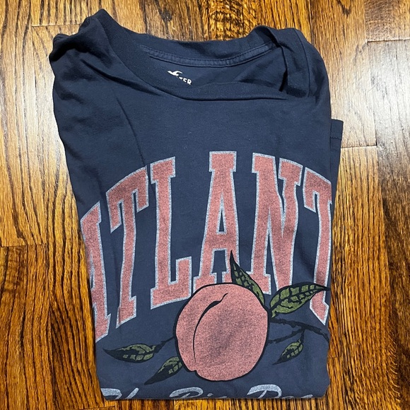 Men’s Hollister Atlanta The Big Peach T-Shirt - Size Small - Picture 1 of 4